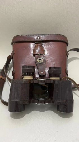 Jumelles Vintage Rares WW2 Armée Allemande CXN 6x30 – Bakélite – Avec Étui